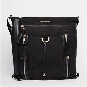 River Island Black Suede Bag